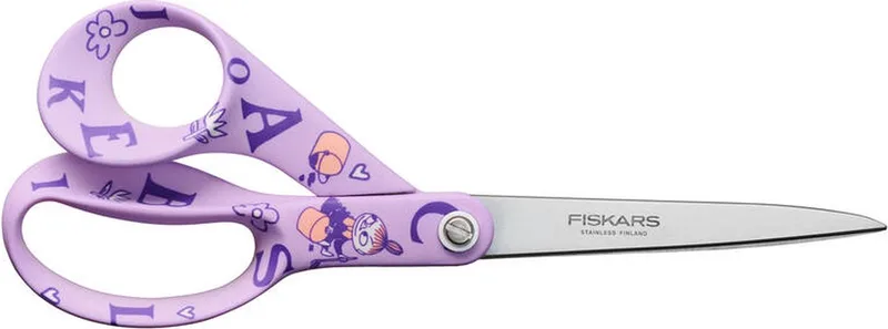Moomin Papierschaar - Knutselschaar - ABC box - 21 cm de Fiskars en Violet – photo produit