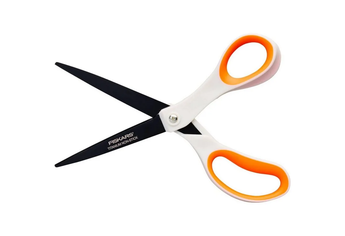 Universalschere FISKARS Universal-Antihaft-Schere 5413, Länge: 210 mm från Fiskars i Vit – produktbild