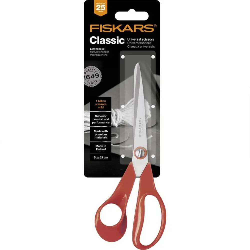 Ciseaux Universels Premium Pour Gauchers 21 Cm de Fiskars – photo produit