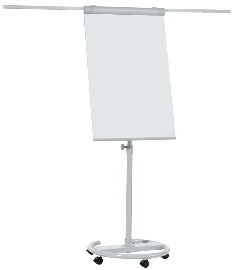 Flipchart , ECO Mobil, , 680 x 1.050 mm, hellgrau van Franken – productfoto