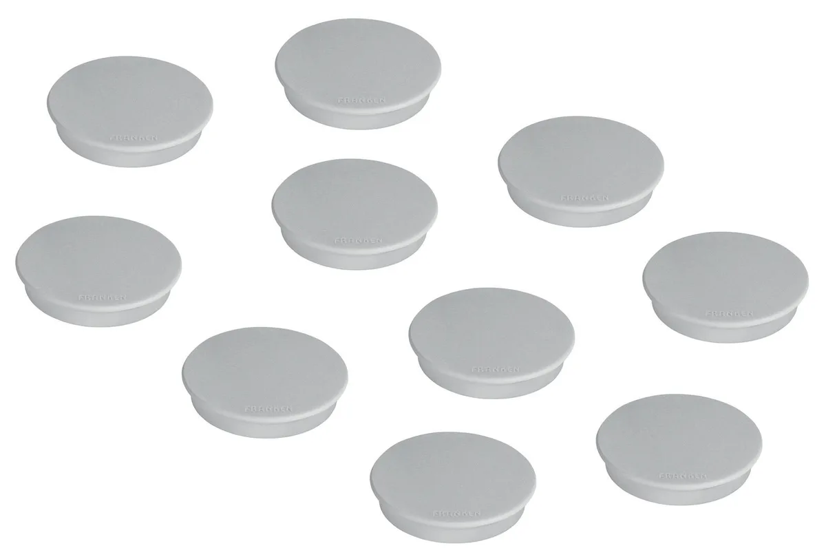 Magnete Ø 3,2 x 0,7 grau van Franken – productfoto
