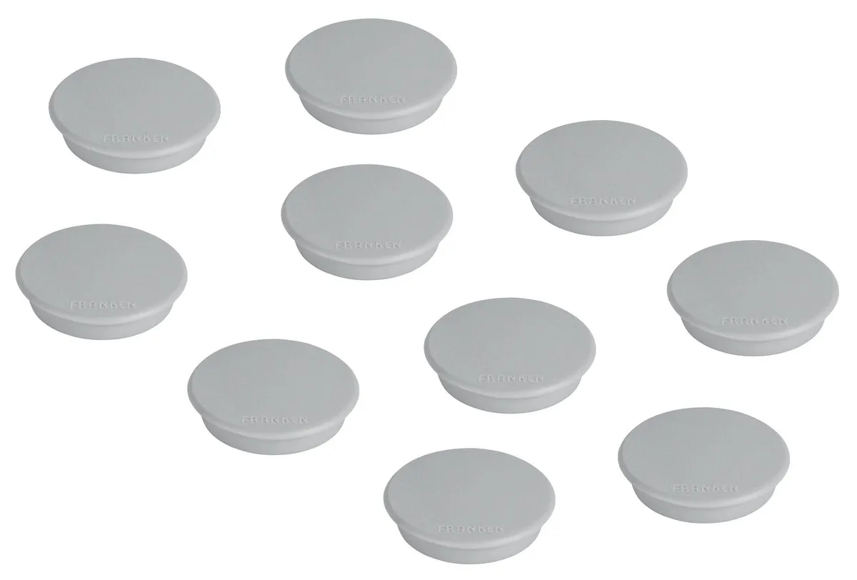 Magnete Ø 3,2 x 0,7 grau van Franken – productfoto