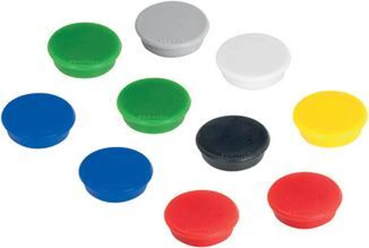 magnetische klem, houdkracht: 300 g, diam. 24 mm, groen van Franken in Wit – productfoto