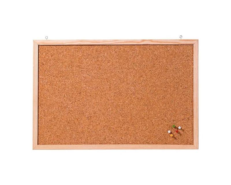Pinnwand CC-KT4060E, Kork mit Holzrahmen von Franken in Braun – Produktfoto