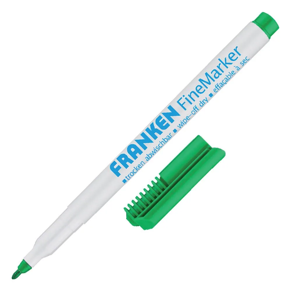 Whiteboard- und Flipchart-Marker Grün fra Franken – produktbillede
