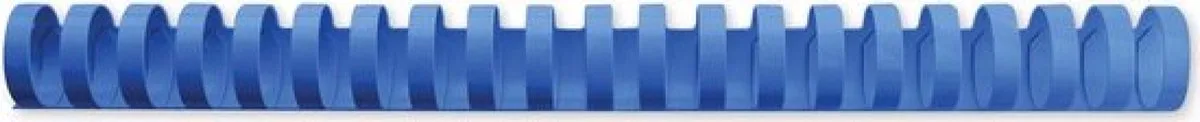 Bindrug 19mm 21rings A4 100 stuks von GBC in Blau – Produktfoto