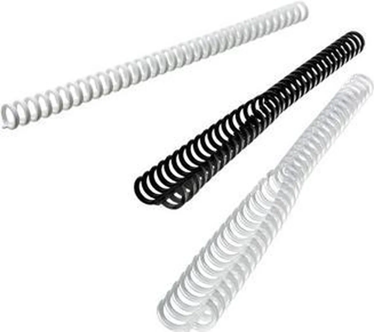 ClickBind Bindruggen Mat Transparant 16mm (50) by GBC in White – product photo