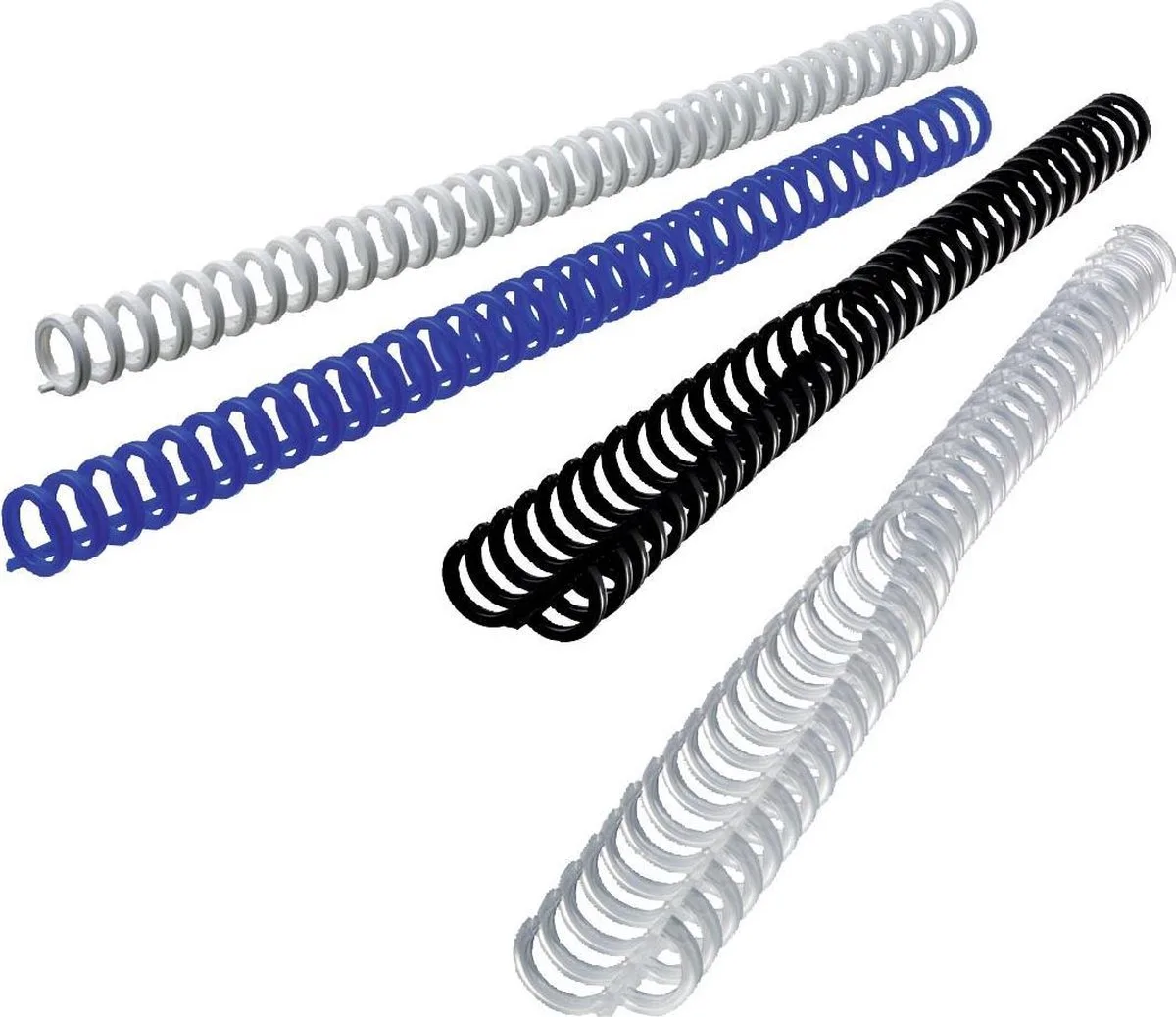 ClickBind Bindruggen voor 45 A4 Vel - Rugbreedte van 8mm - 50 Stuks von GBC in Weiß – Produktfoto