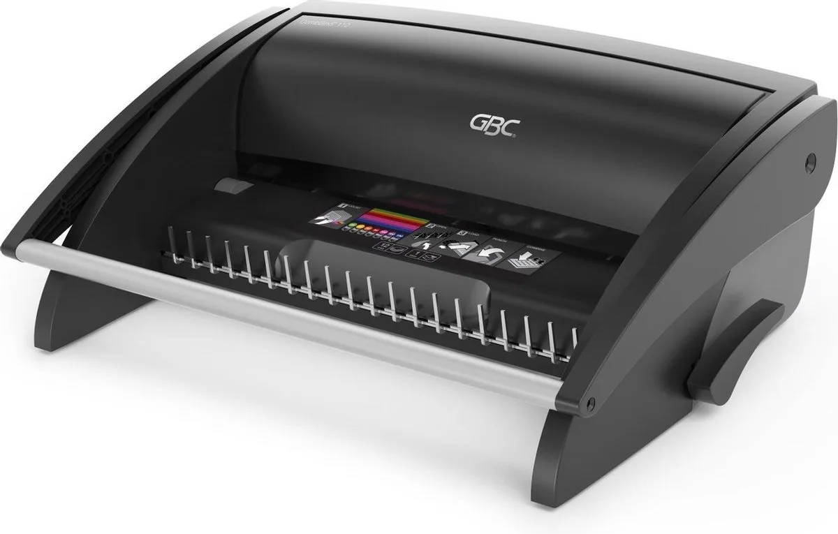 Combbind 110 Pons Inbindmachine voor A3 en A4 Formaten de GBC en Noir – photo produit