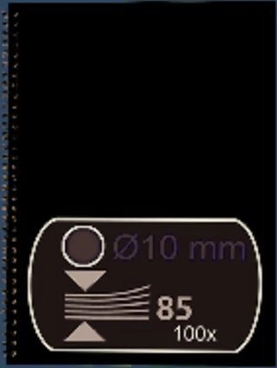Draadrug 10mm 21 rings A4 GBC US von GBC in Silber – Produktfoto