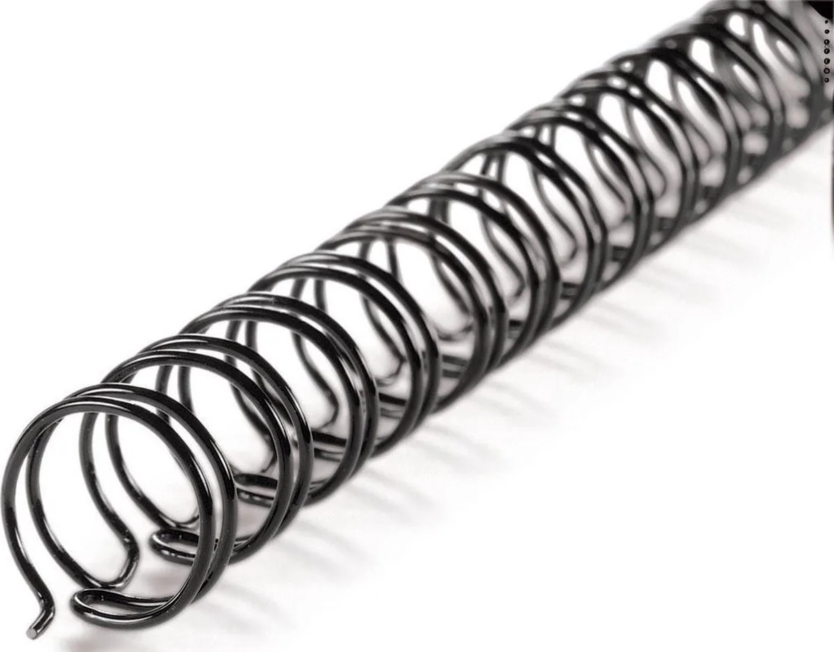 Draadrug 10mm 34 rings A4 GBC Pak a 100 Stuks de GBC en Noir – photo produit