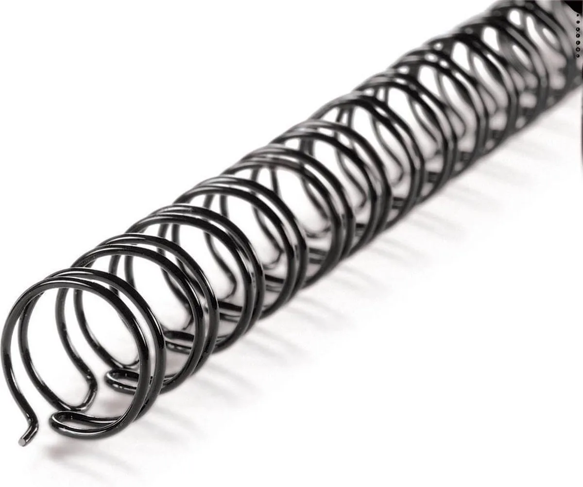 Draadrug 14.3mm 34 rings A4 GBC Pak a 100 Stuks von GBC in Schwarz – Produktfoto