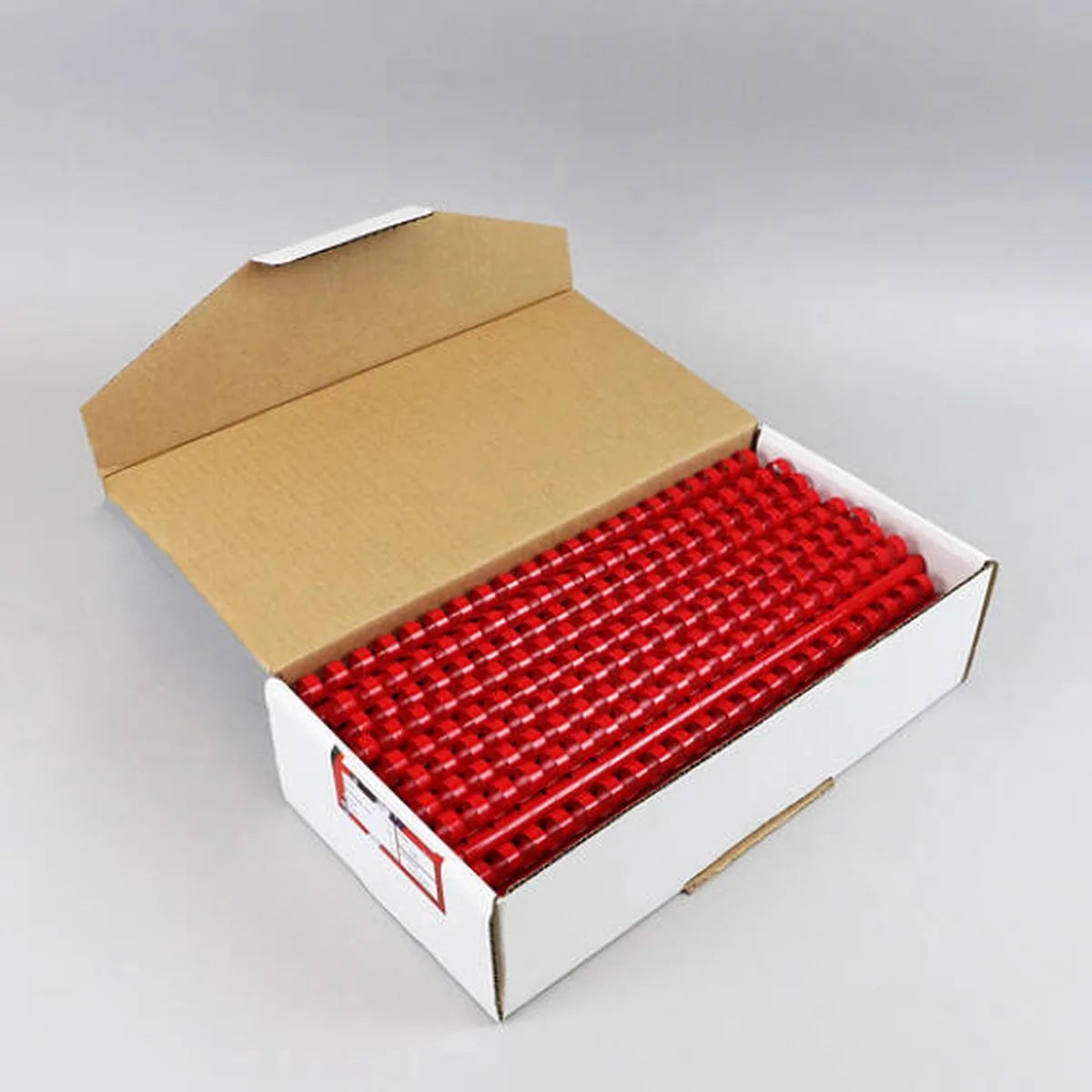 Draadrug gbc 12mm 21 rings A4 från GBC i Röd – produktbild
