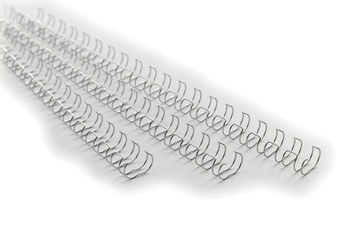 Draadrug GBC 6 mm us 21-rings A4 100 stuks by GBC in Silver – product photo