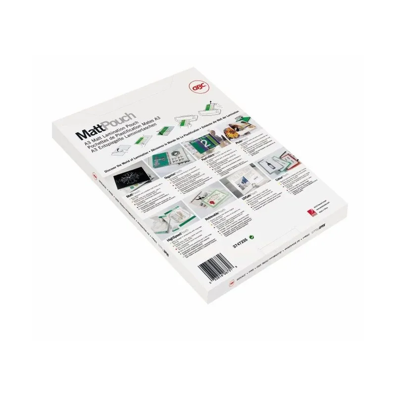 Matt Lamineerhoezen A3 2x75 micron (100) de GBC – photo produit