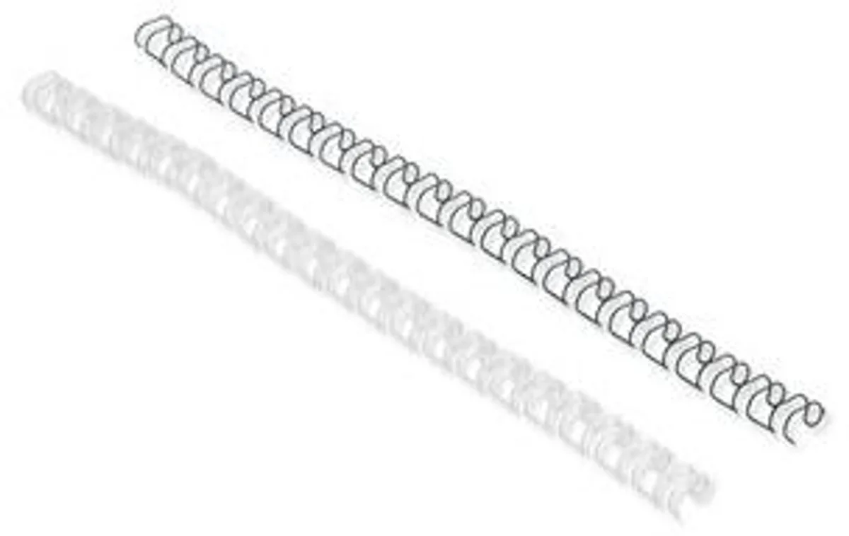Metalen Multibind Bindruggen Wireband - 6MM von GBC in Schwarz – Produktfoto