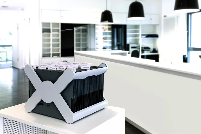 Hängeregistratur-Korb X-CROSS, blau by HAN – product photo