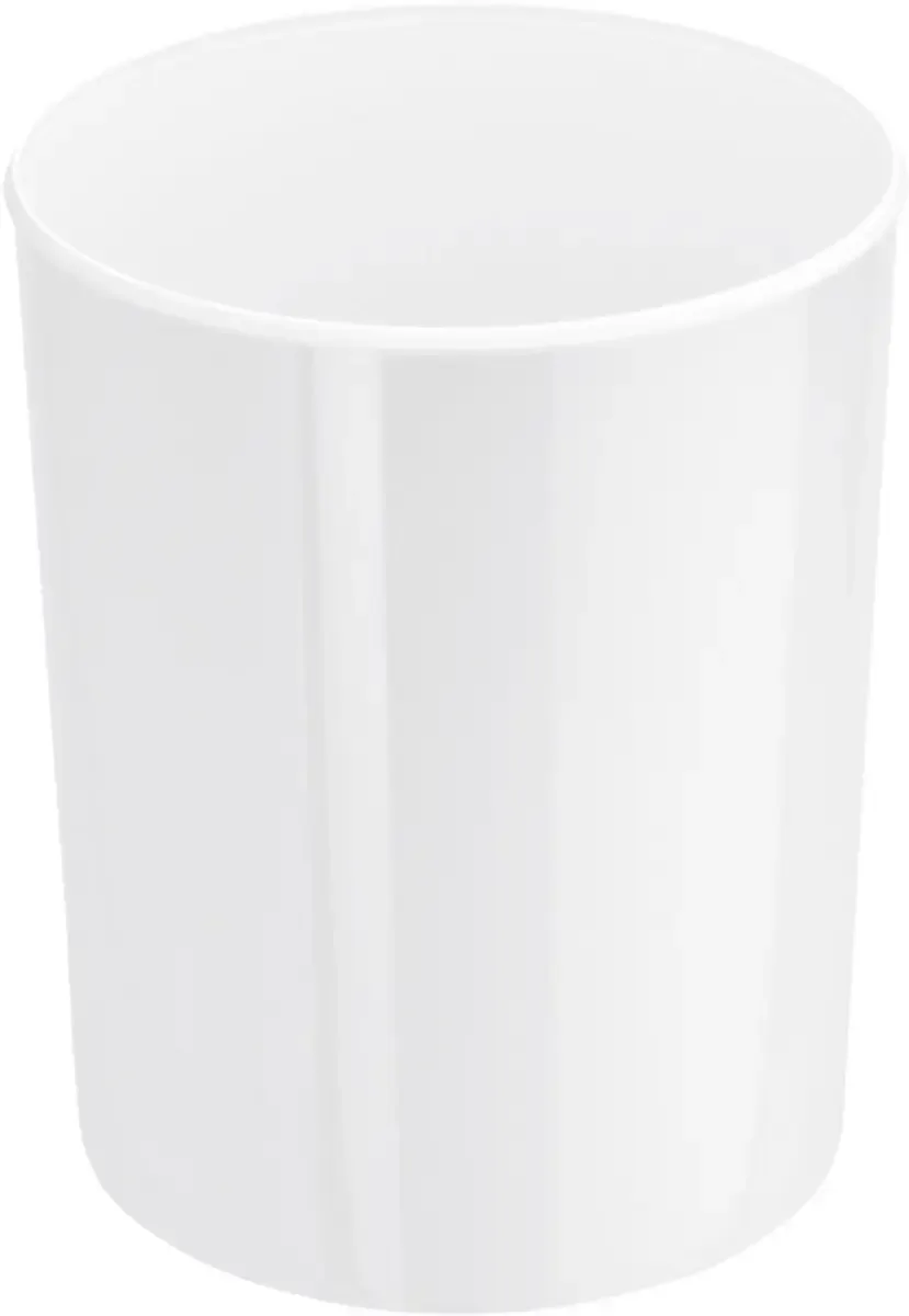 i-LINE 18200-12 Prullenbak 20 l (Ø x h) 28.3 cm x 34 cm Styreen-methyl-methacrylaat Wit 1 stuk(s) fra HAN i Hvid – produktbillede
