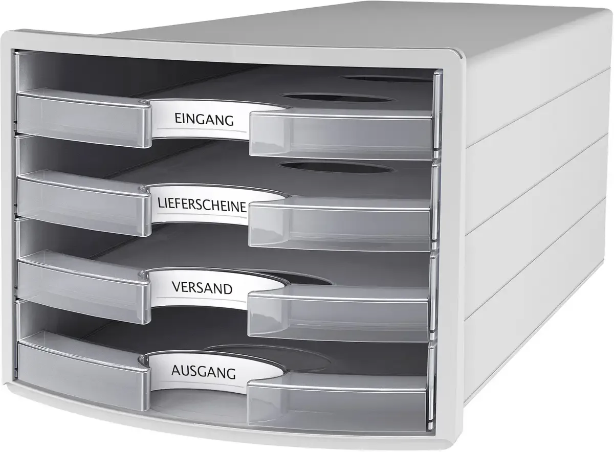 IMPULS 2.0 1013-63 Ladebox DIN A4, DIN C4 Aantal lades: 4 de HAN en Gris clair – photo produit
