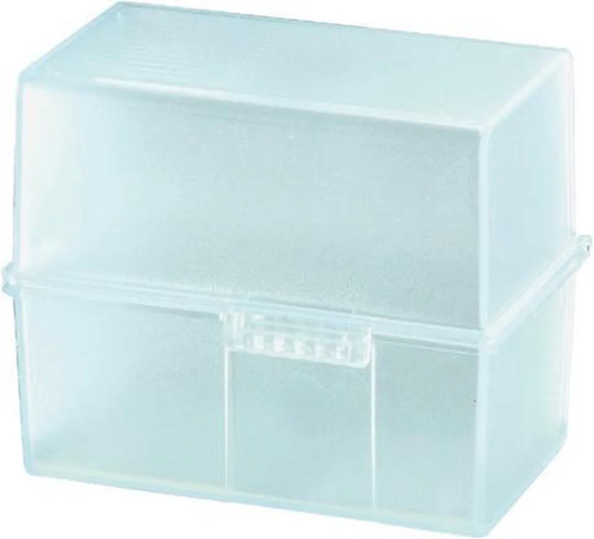 Kaartenbak HAN breed A6 kunststof translucent fra HAN i Doorschijnend, Helder – produktbillede