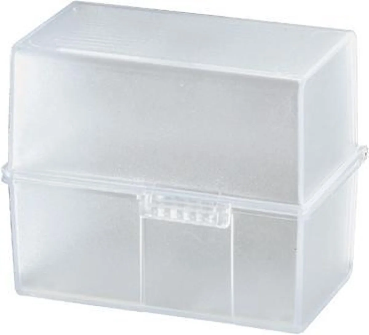 Kaartenbak HAN breed A7 kunststof translucent by HAN in Mix – product photo