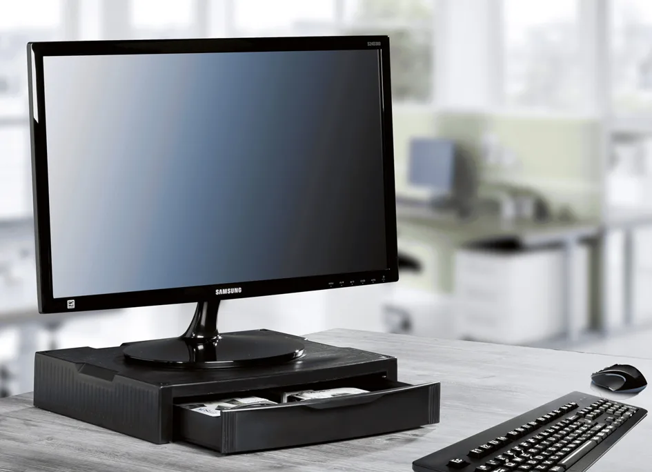Monitorständer/Druckerständer MONITOR STAND, schwarz von HAN – Produktfoto