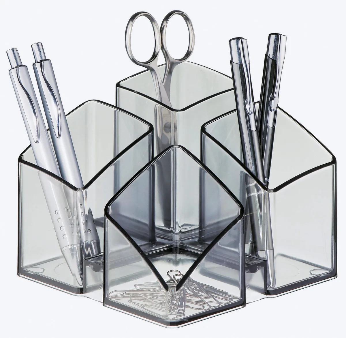 SCALA Stiftehalter 12,5 x 12,5 x 10,0 cm grau-transparent de HAN – photo produit