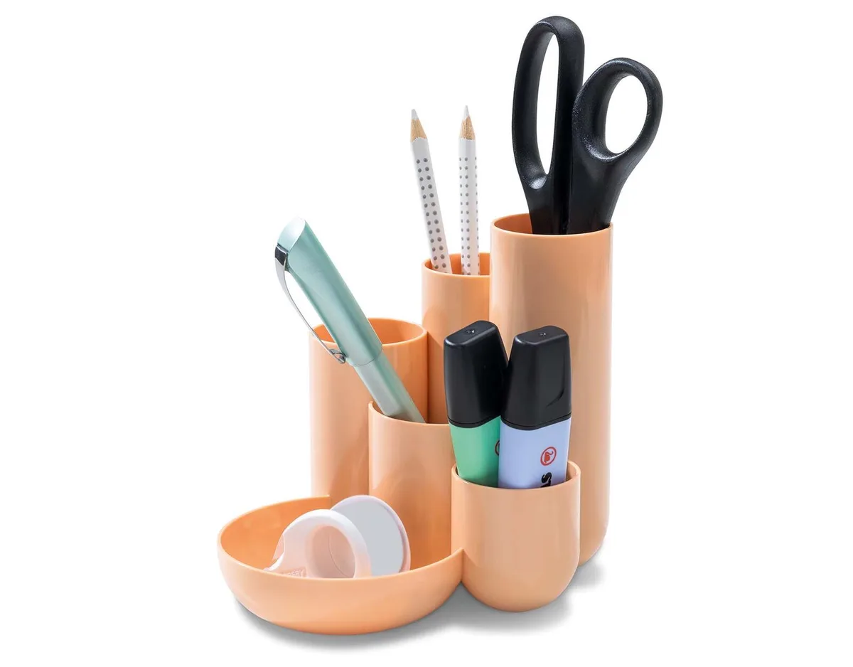 Schreibtisch-Organizer CAMPUS, pastellorange von HAN – Produktfoto