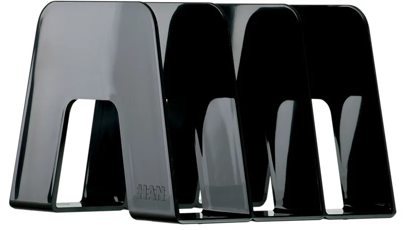 Stehsammler SORTER, A4, 3 Fächer, Kunststoff, schwarz by HAN – product photo