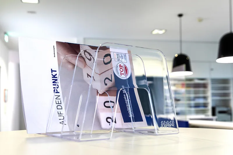 Stehsammler SORTER, A4, Kunststoff, glasklar-transparent fra HAN – produktbillede