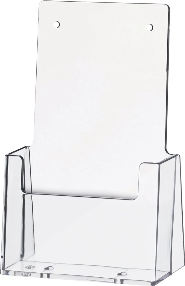 H2351002 Folderhouder Glas (helder) 1/3 DIN A4 staand Aantal vakken 1 1 stuk(s) (b x h x d) 116 x 186 x 65 mm von Helit in Transparent – Produktfoto