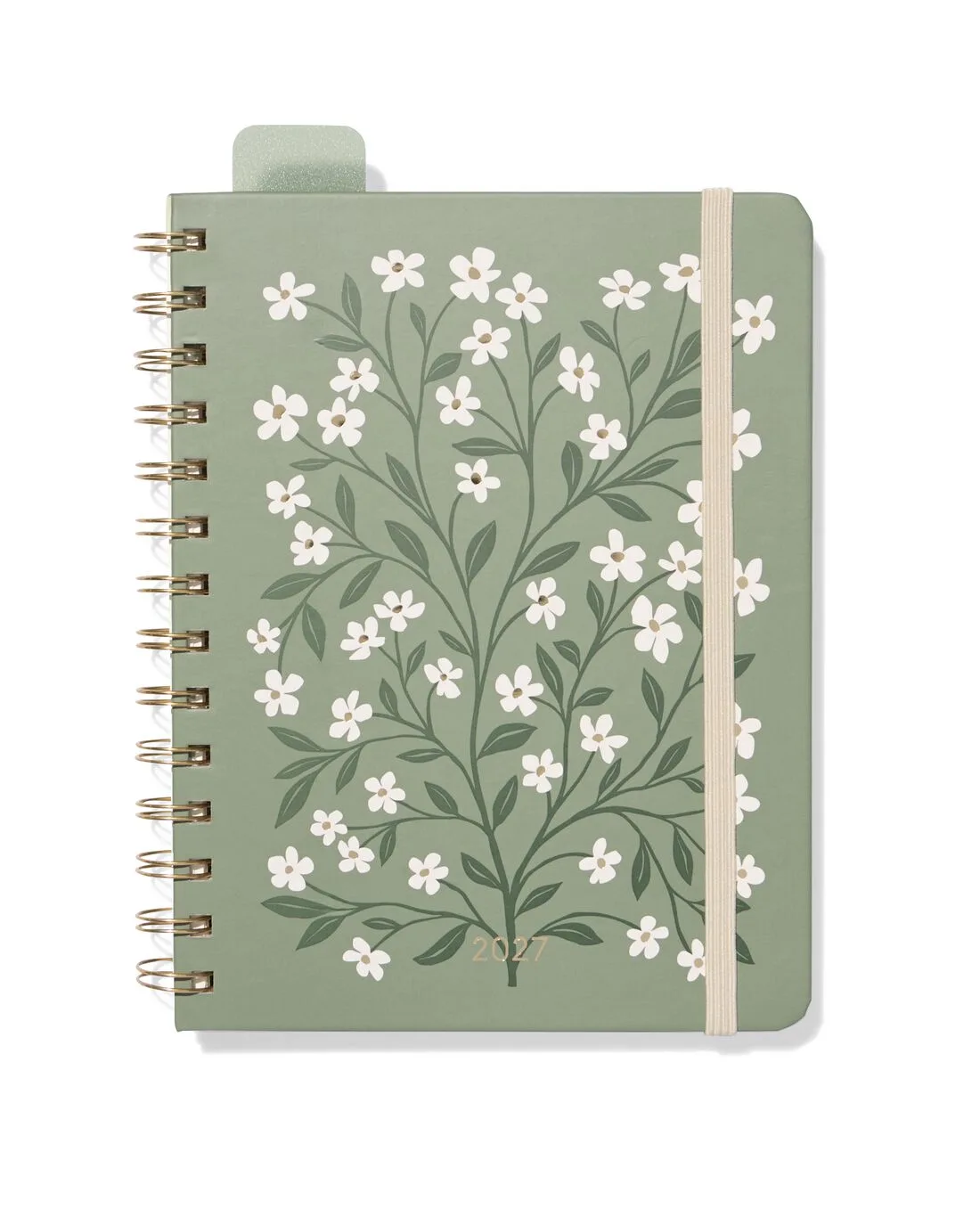 Agenda 2027 20.2x15.2cm bloemen (groen) van HEMA – productfoto