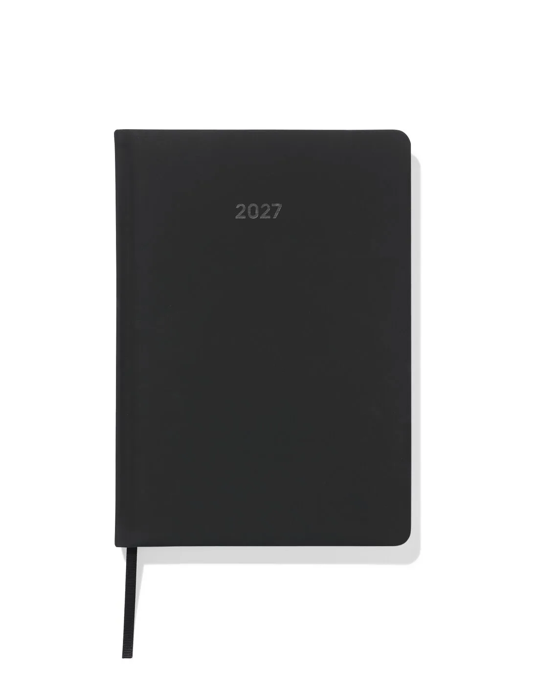 Agenda 2027 A5 kunstleer zwart (zwart) van HEMA – productfoto