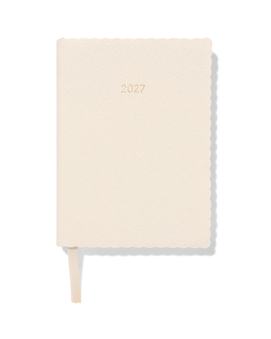 Agenda 2027 A6 kunstleer crème (gebroken wit) van HEMA – productfoto