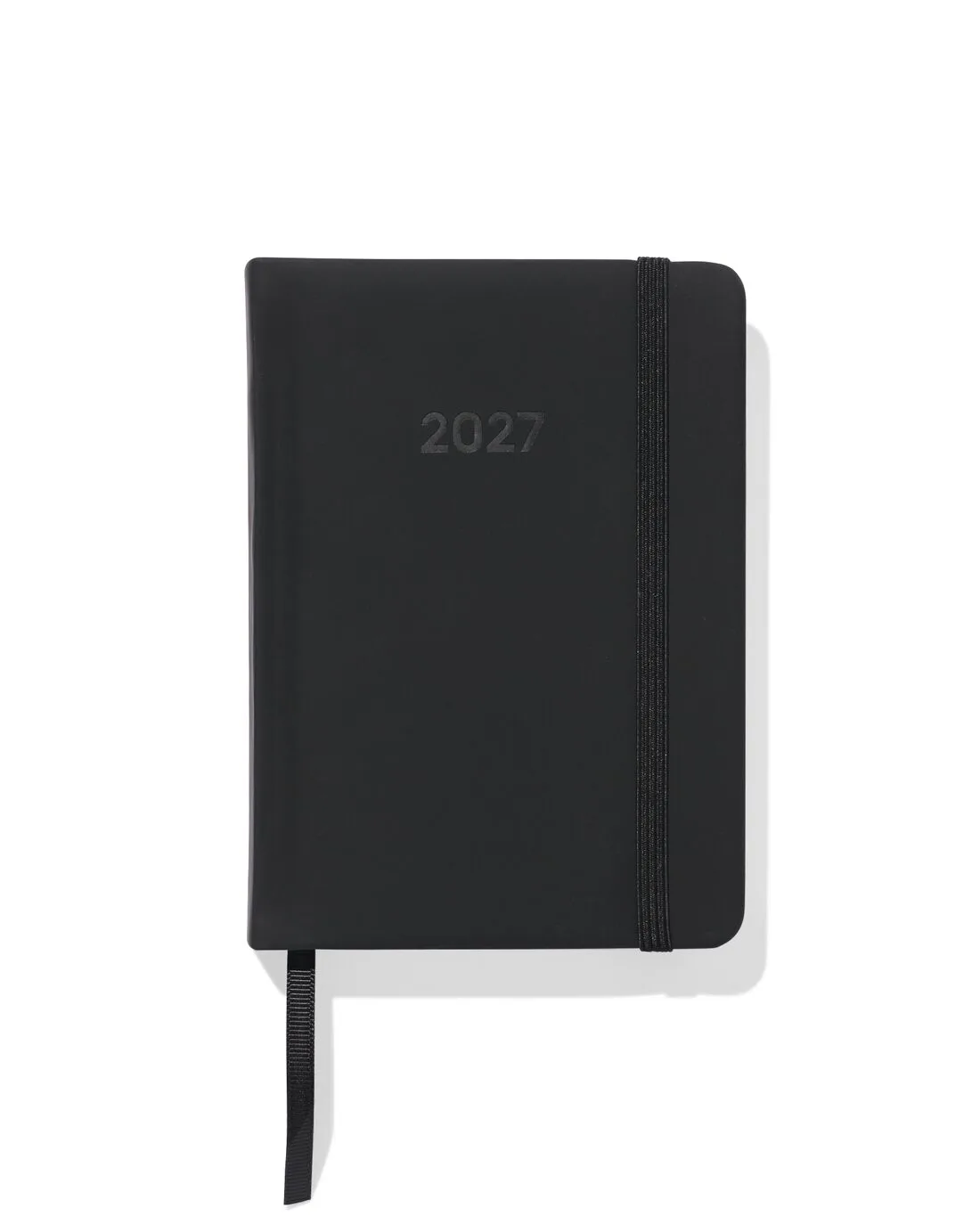Agenda 2027 A6 kunstleer zwart (zwart) van HEMA – productfoto