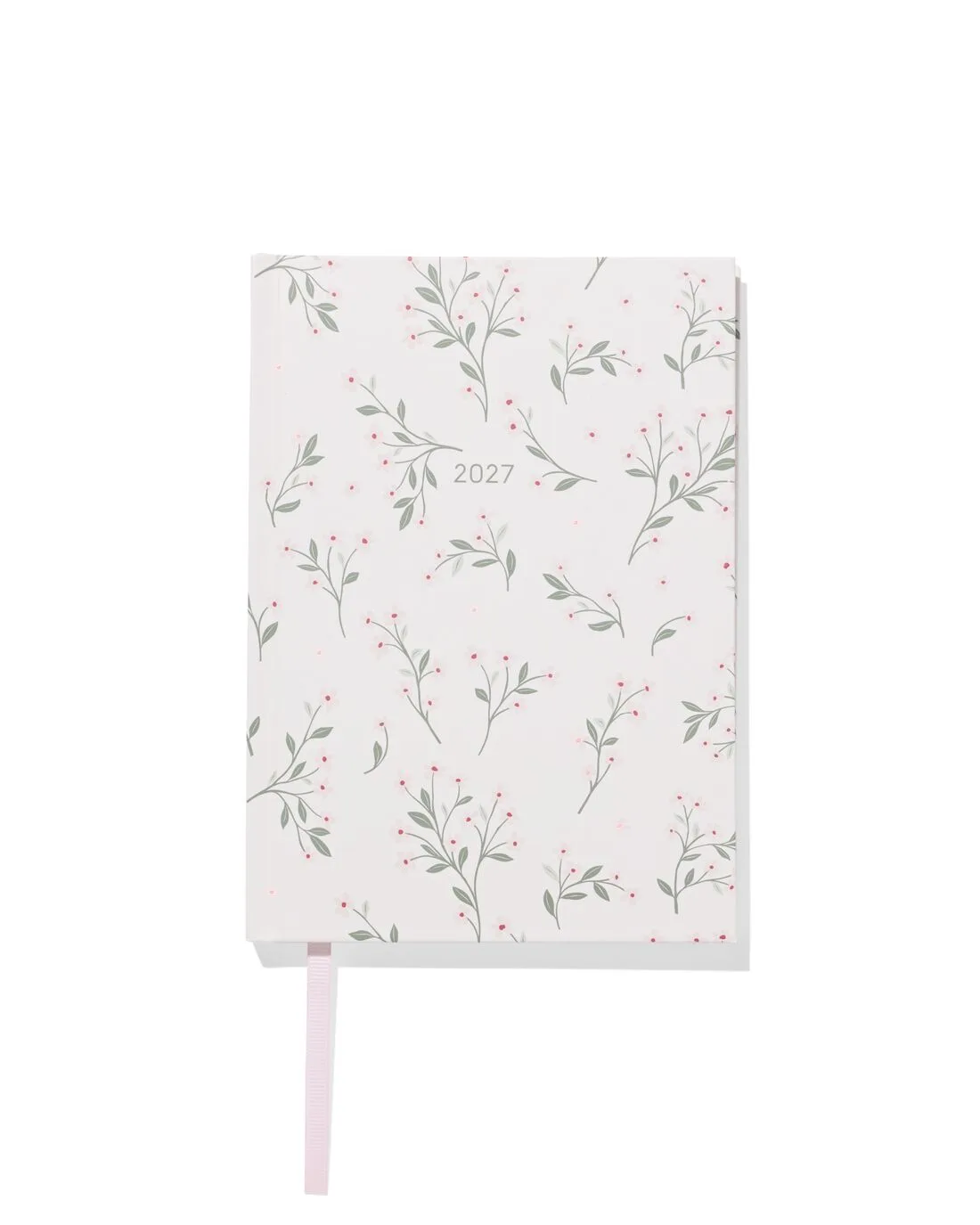 Agenda 2027 B6 bloemen (gebroken wit) van HEMA – productfoto