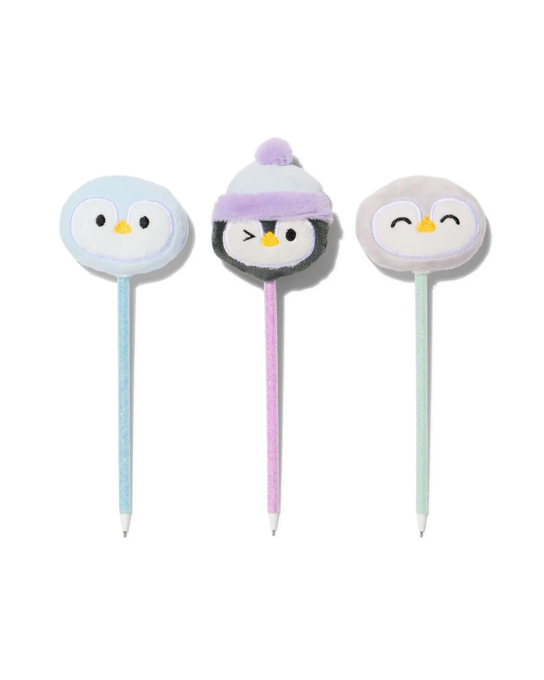 Balpen fluffy pinguïn (multicolor) van HEMA – productfoto
