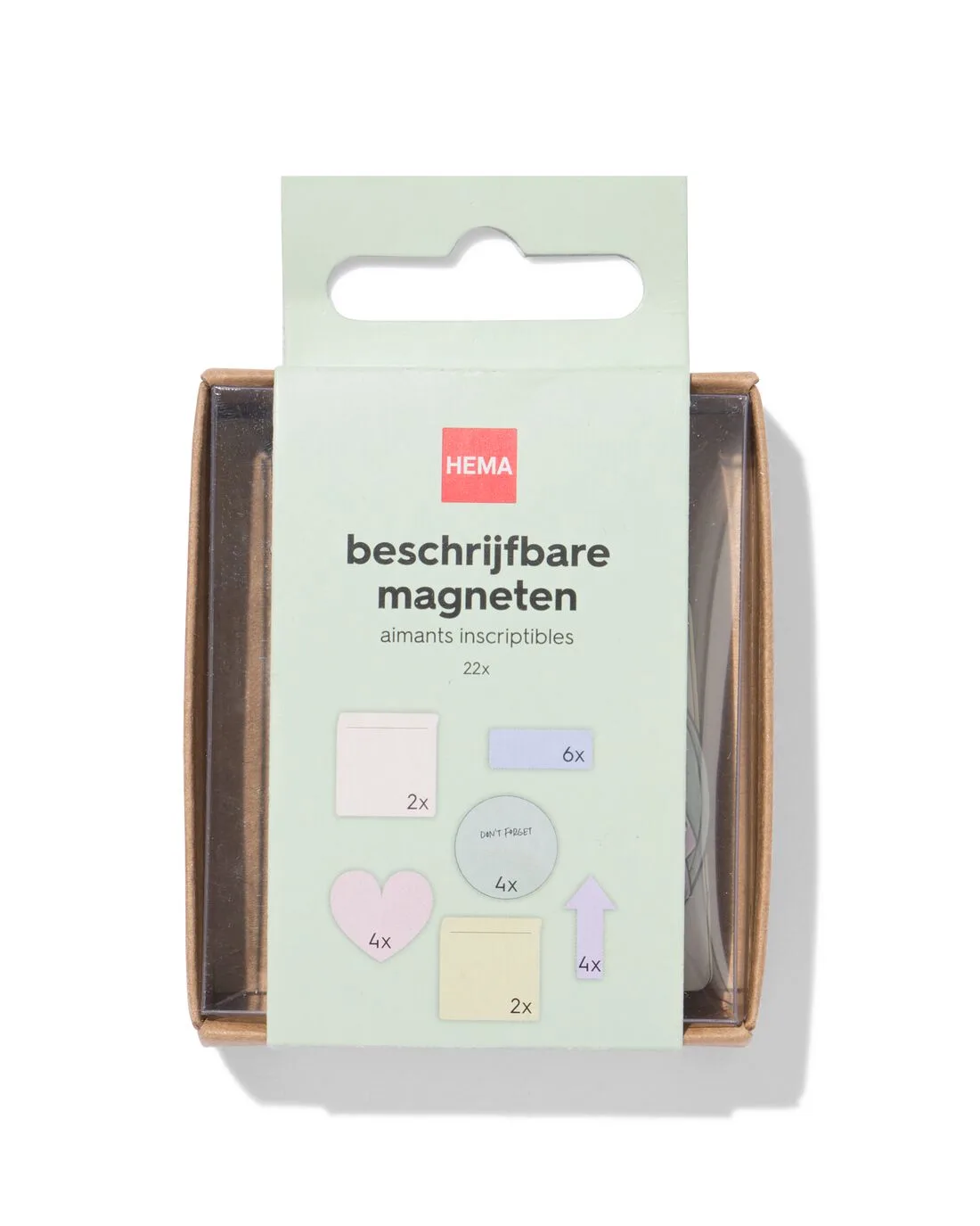 Beschrijfbare magneten - 22 stuks van HEMA – productfoto