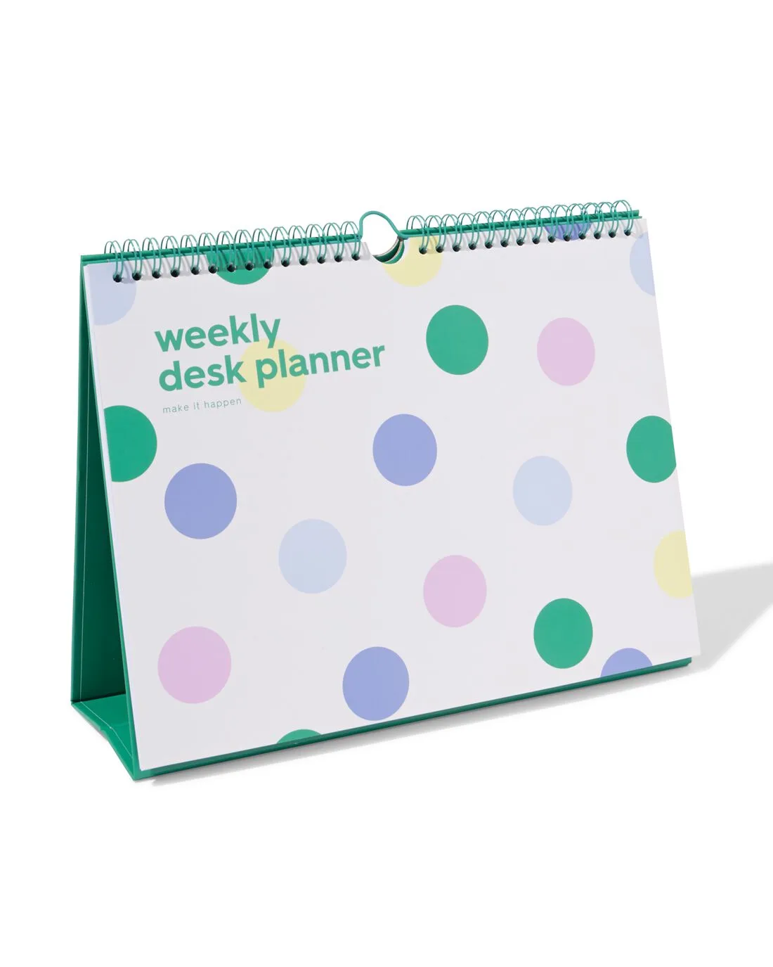 Bureau weekplanner met spiraal en standaard 21x28 van HEMA – productfoto