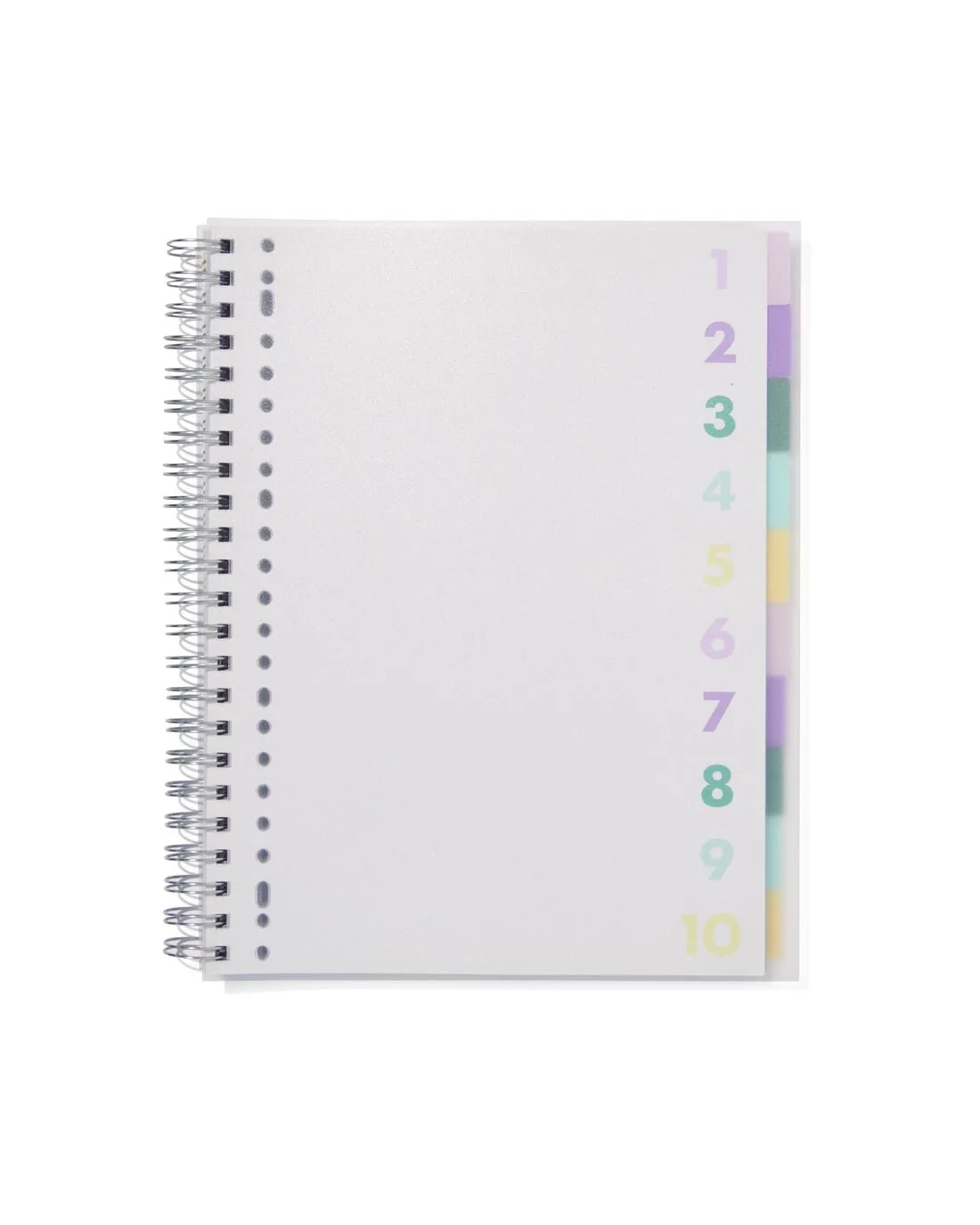 Collegeblok 10-in-1 A4 gelinieerd en ruit van HEMA – productfoto