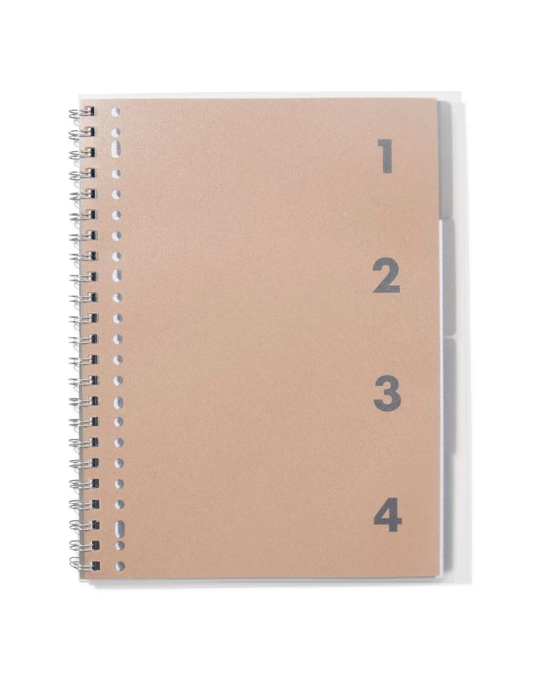 Collegeblok 4-in-1 A4 gelinieerd van HEMA – productfoto