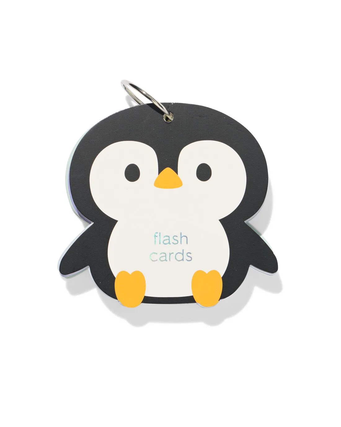 Flashcards A7 gelinieerd pinguïn (multicolor) van HEMA – productfoto