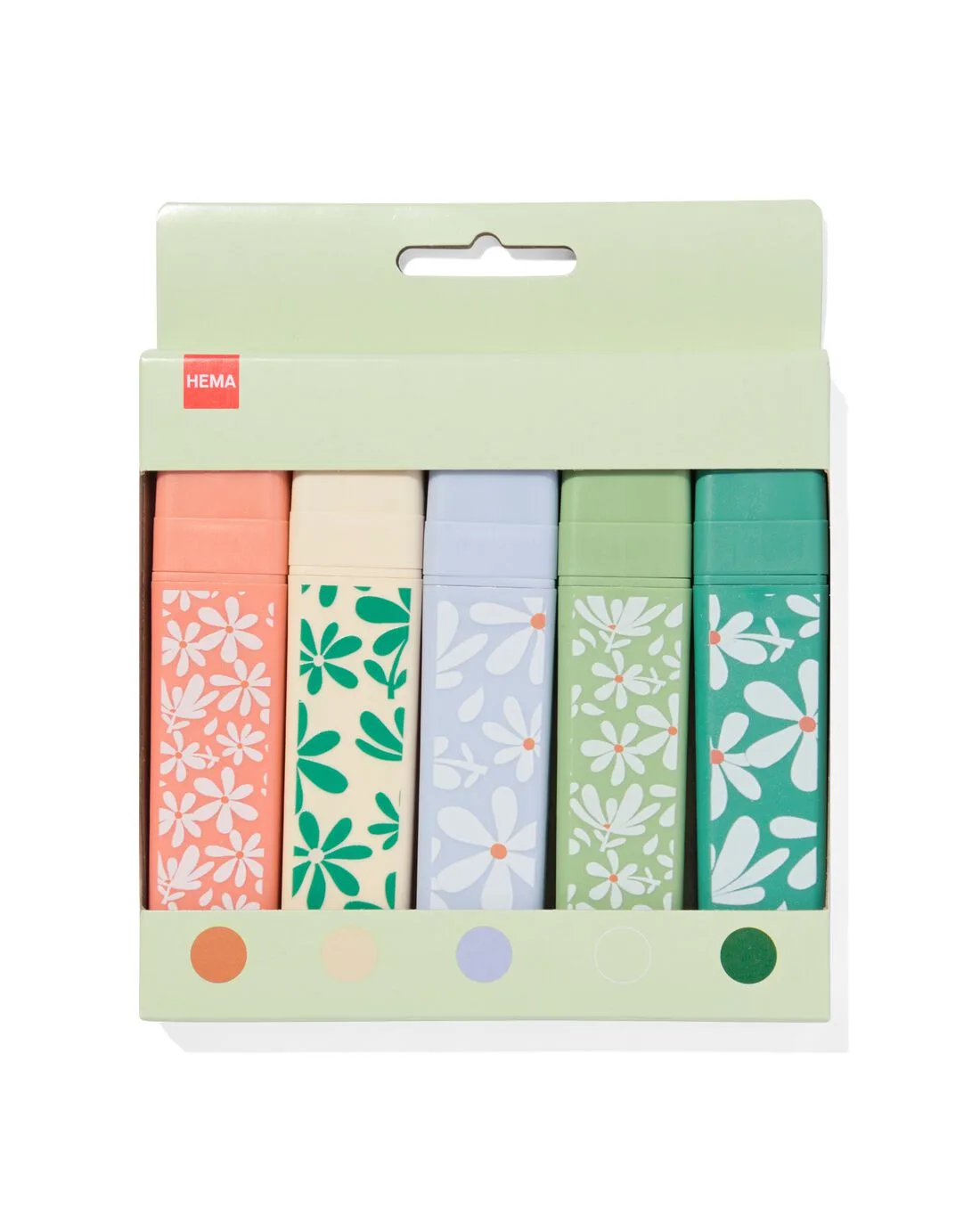 Markers groot - 5 stuks van HEMA – productfoto
