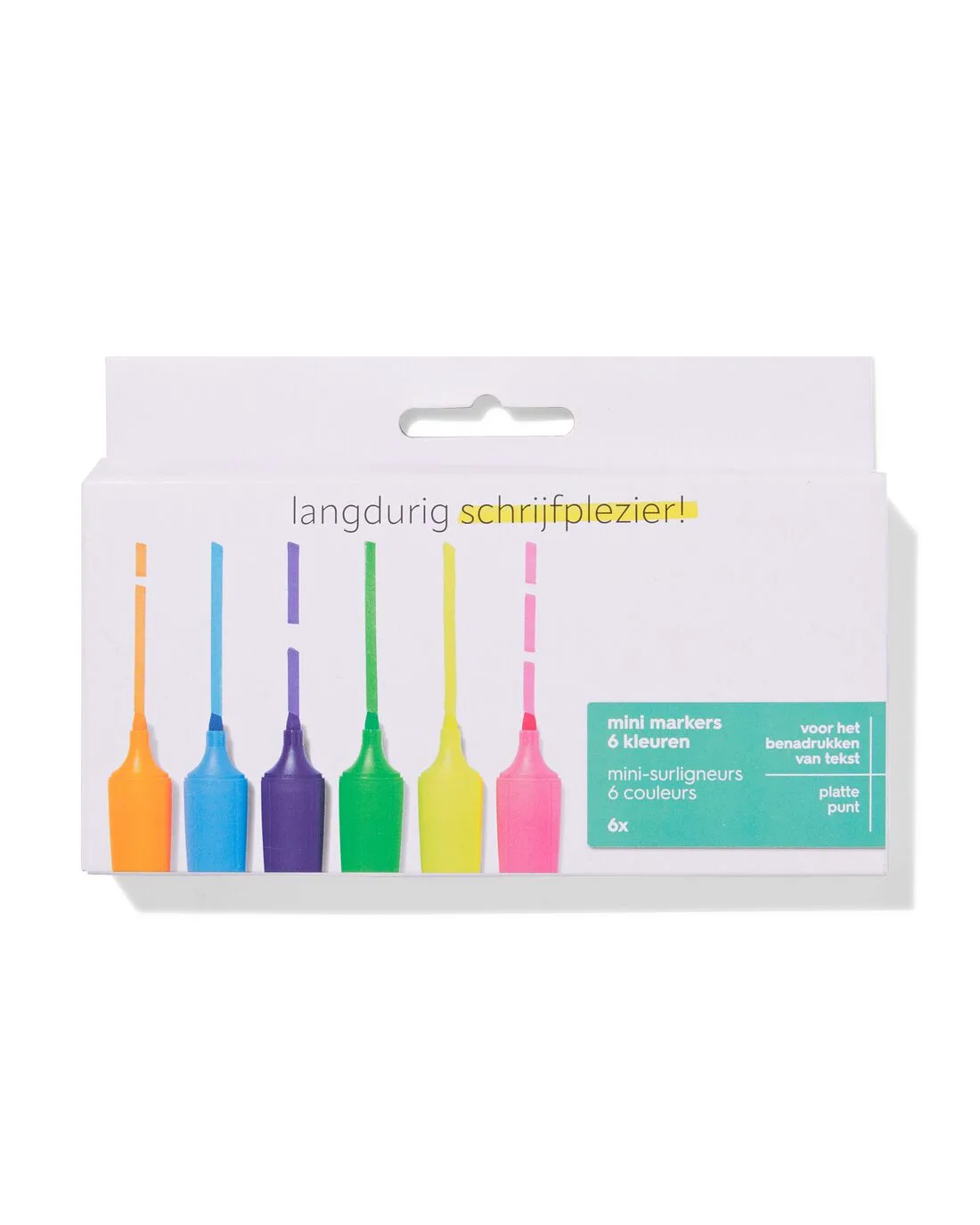 Mini markers - 6 stuks de HEMA – photo produit