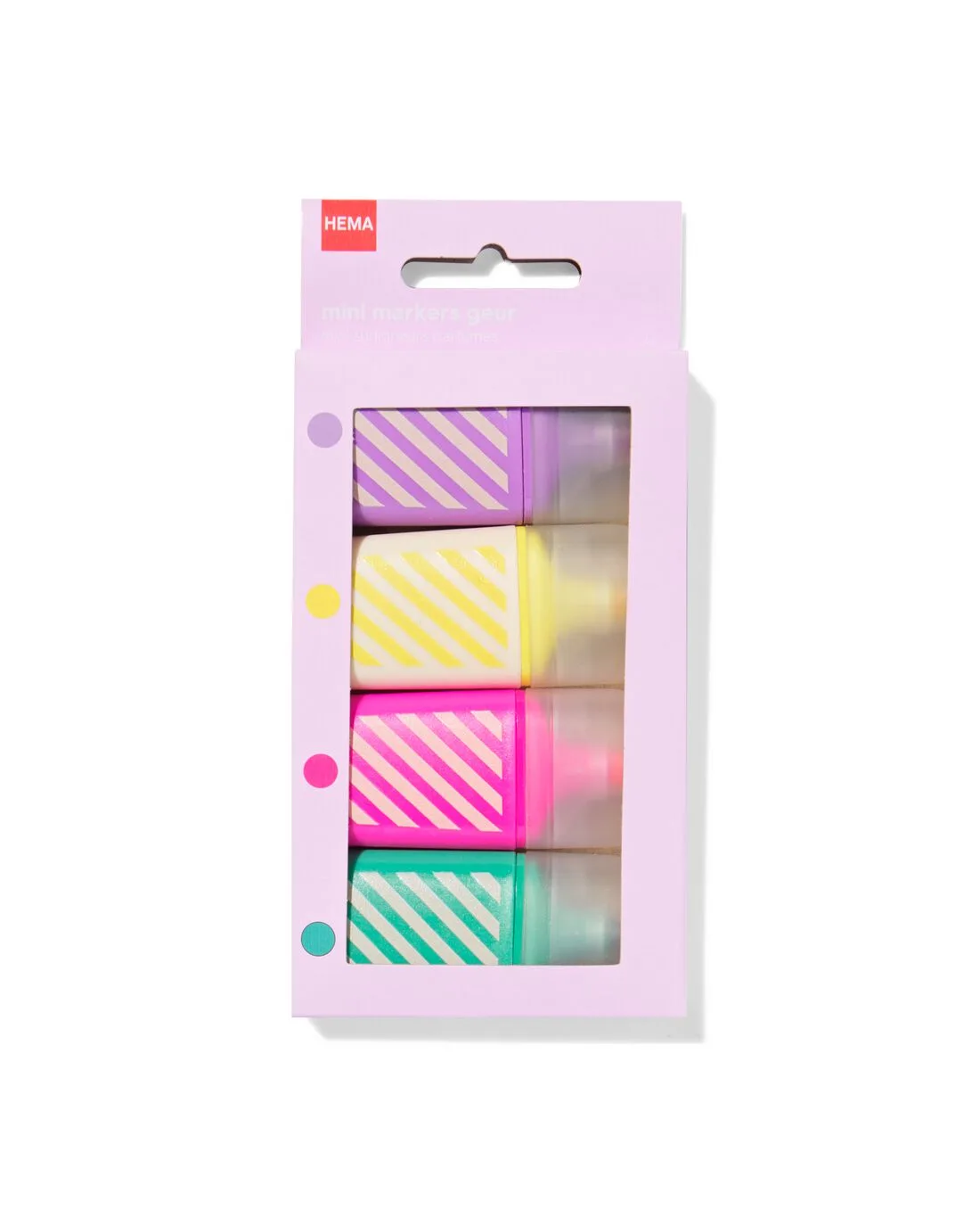 Mini markers met geur - 4 stuks van HEMA – productfoto