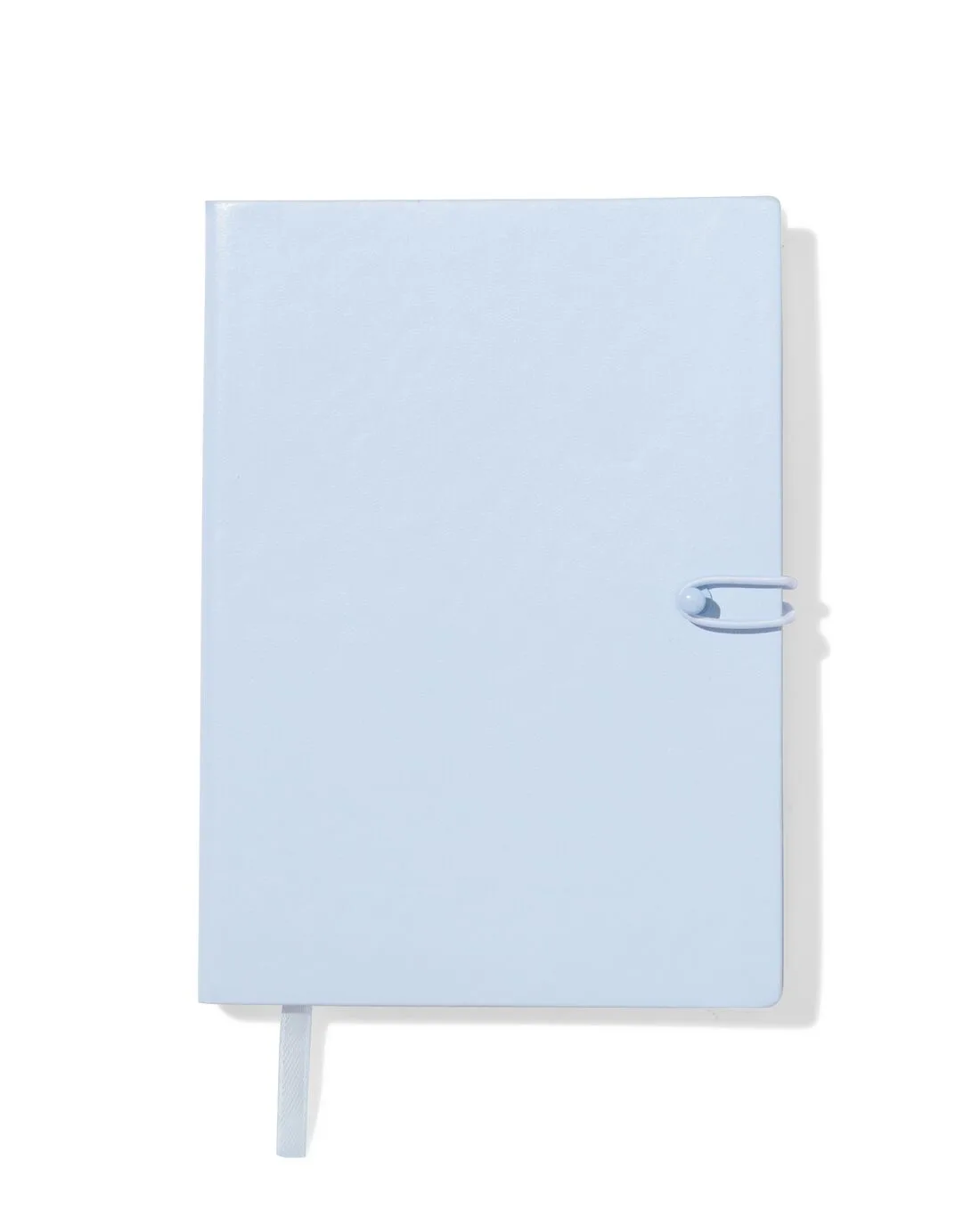 Notitieboek 12.8x17.8 PU gelinieerd blauw van HEMA – productfoto