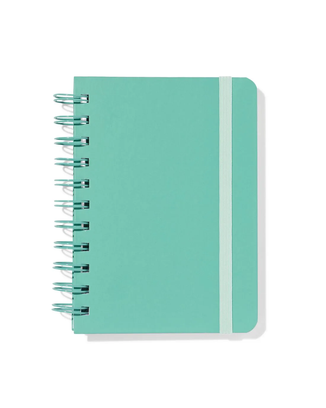 Notitieboek A6 gelinieerd lichtgroen van HEMA – productfoto