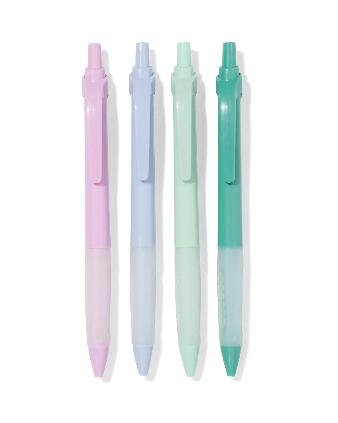 Pennen rubber blauwschrijvend - 4 stuks van HEMA – productfoto