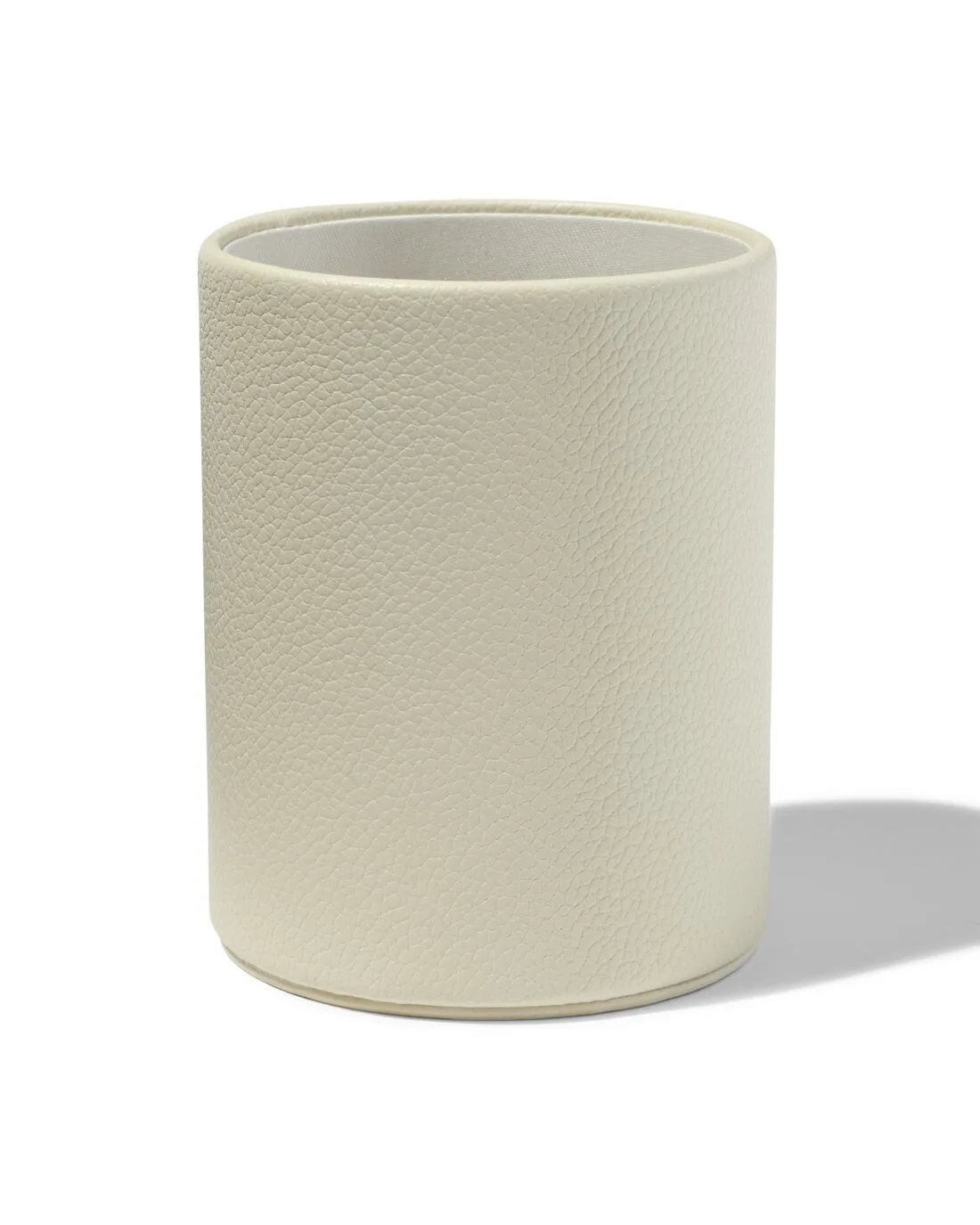 Pennenbakje ⌀8.3x10.5cm imitatieleer (beige) van HEMA – productfoto