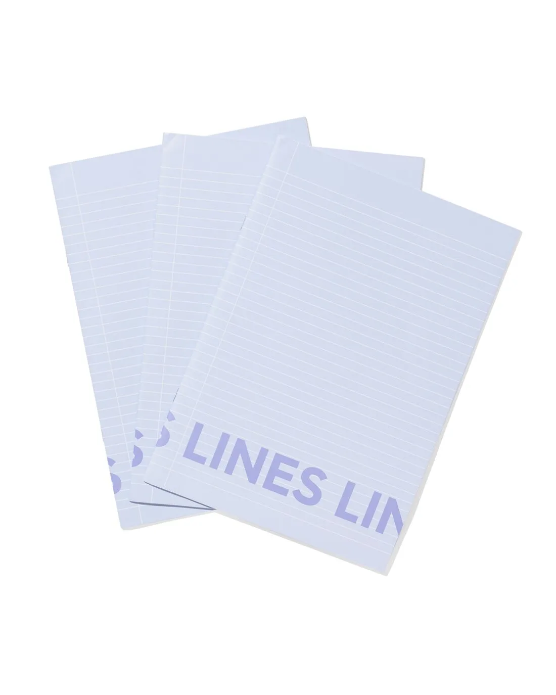 Schriften A4 gelinieerd blauw - 3 stuks (blauw) van HEMA – productfoto